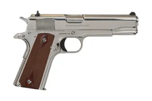 Colt 1911 Government 38 Super 5" Bright Stainless 9rd